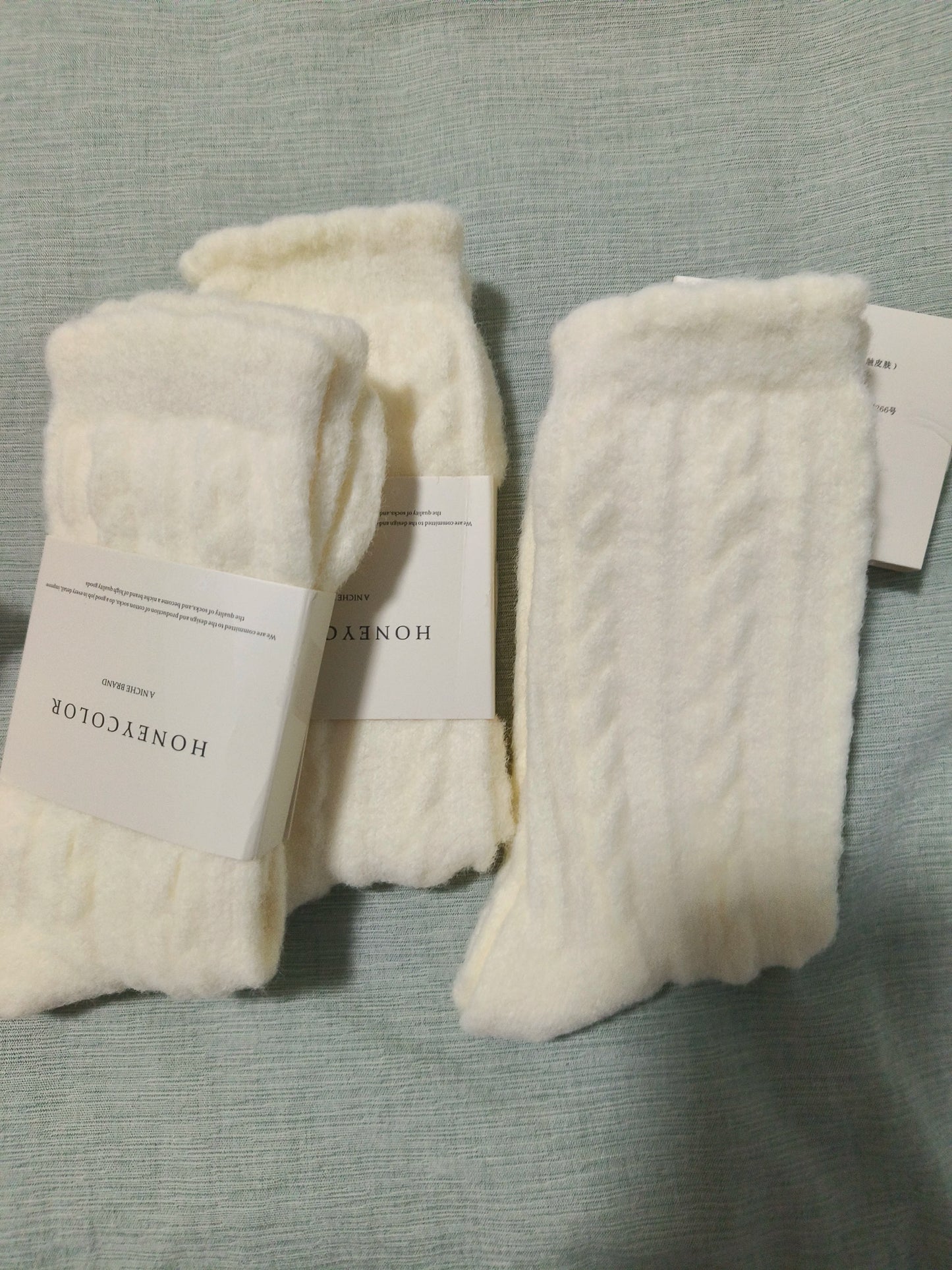 Cozy Fuzzy Crew Socks for Women | Warm Thick Winter Lounge