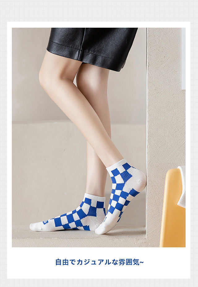 Trendy Ankle Socks for Women | Cotton Breathable Casual Summer Socks