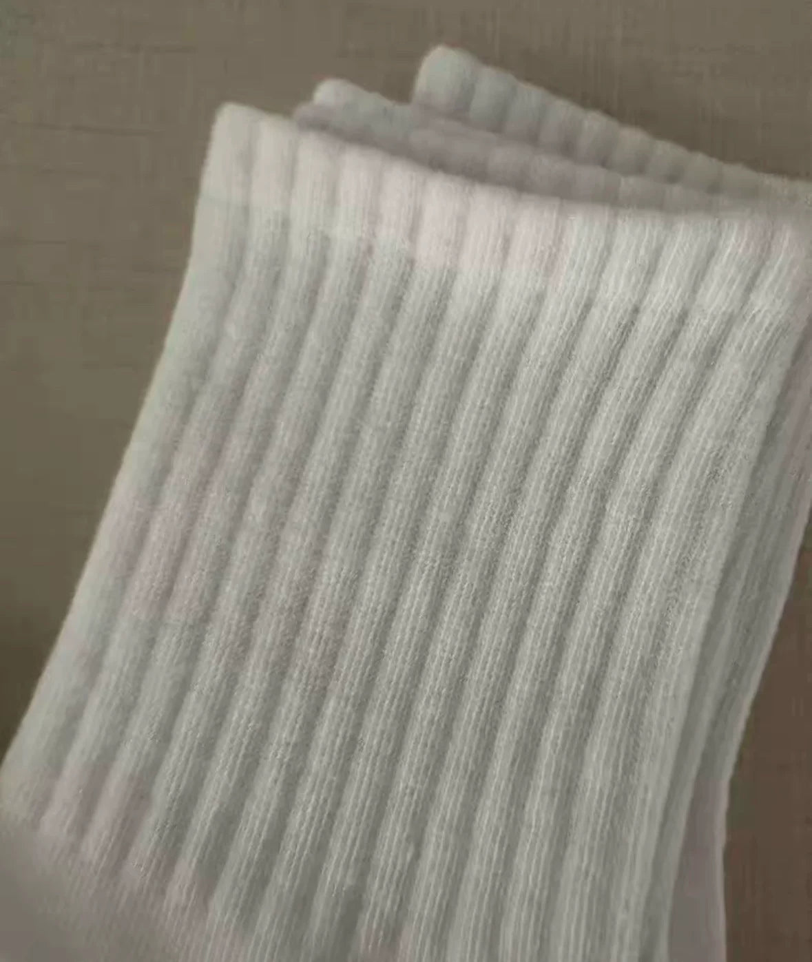 Ruffled Crew Socks for Women | Vintage Cotton Mid-Calf Socks