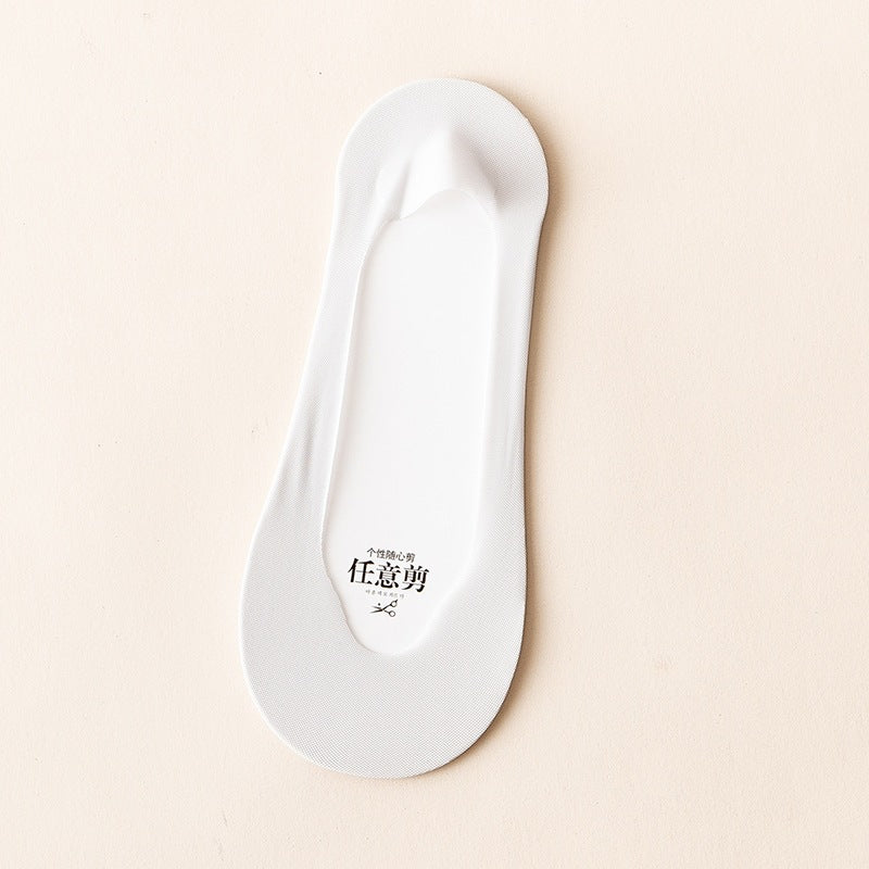 Ultra-Thin No Show Socks for Women | Invisible Non Slip Ice Silk