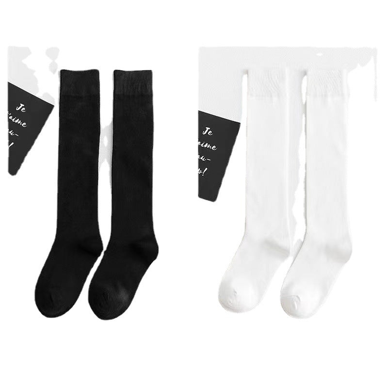 Women's Solid Long Socks | Calf & Over-the-Knee JK Socks