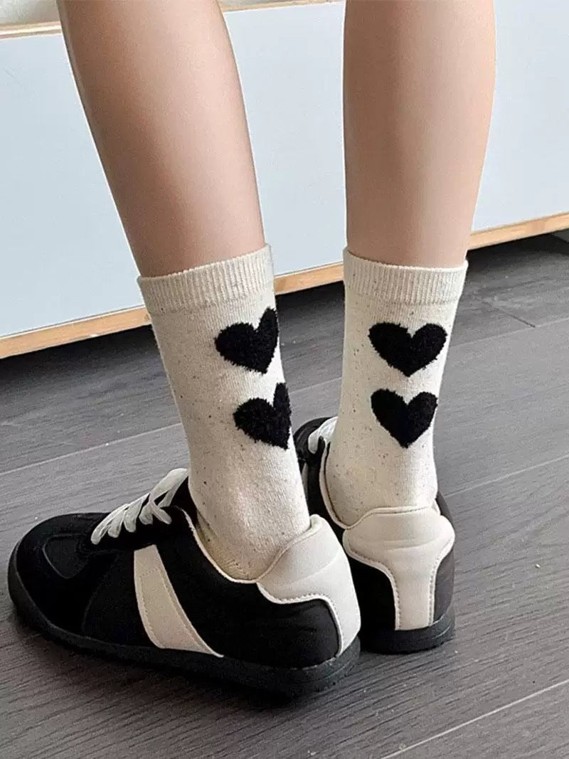 Cute Novelty Cotton Crew Socks for Women | Trendy Patterned Socks