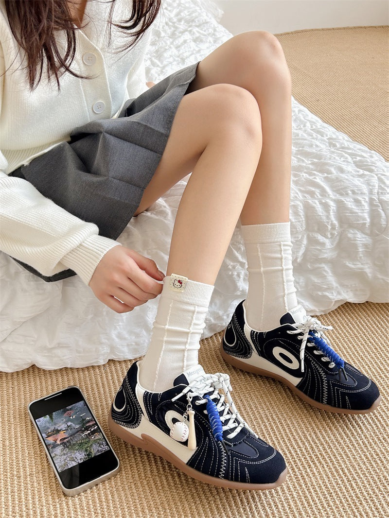 Women's Cotton Hello Kitty Novelty Crew Socks | Seamless
