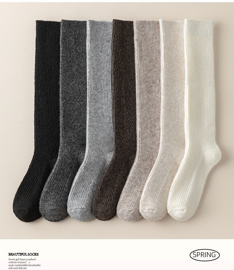 Thick Wool Calf Socks | Warm Cozy Winter Socks for Women