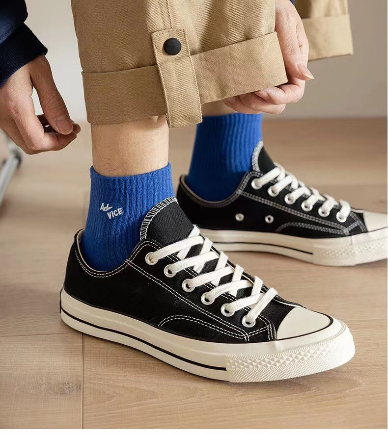Trendy Unisex Ankle Athletic Socks | Breathable Cotton Sports Socks