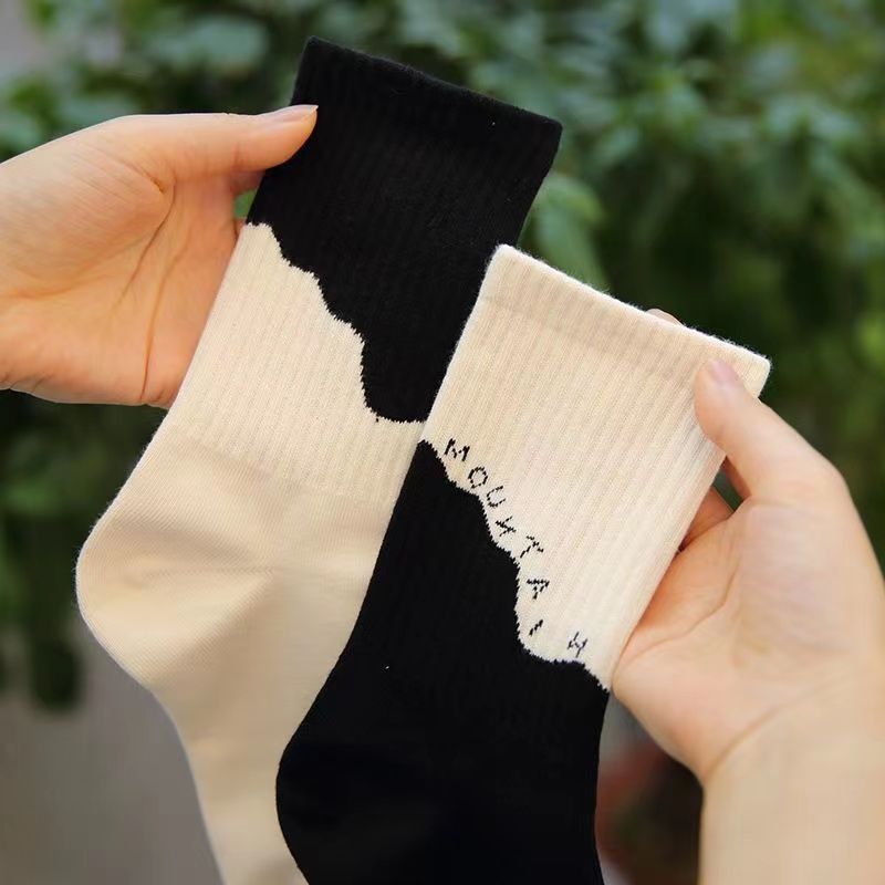 Mismatched Novelty Crew Socks | Asymmetric Street Style Unisex
