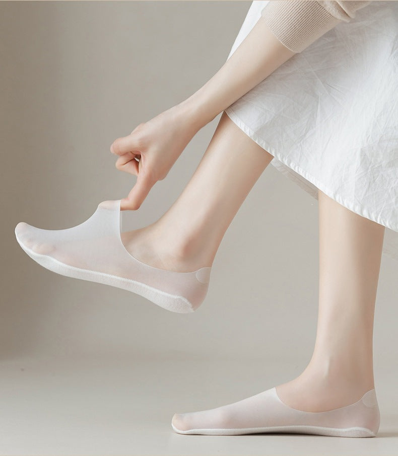 No Show Socks for Women | Non Slip Ultra Thin Invisible Socks