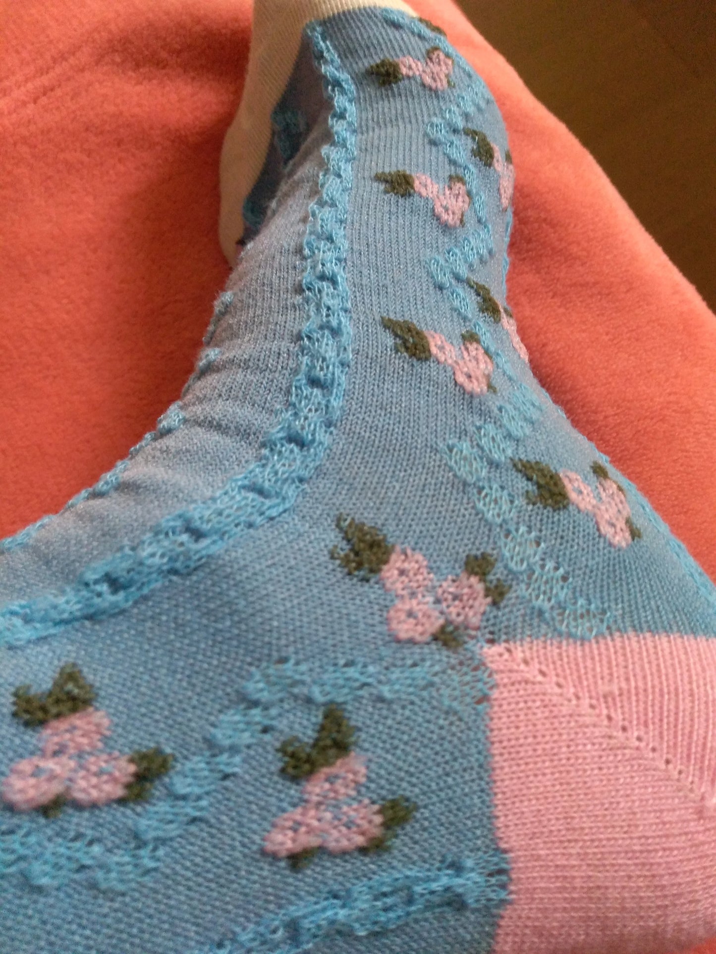 Floral Crew Socks for Women | Soft Cotton Patterned Socks