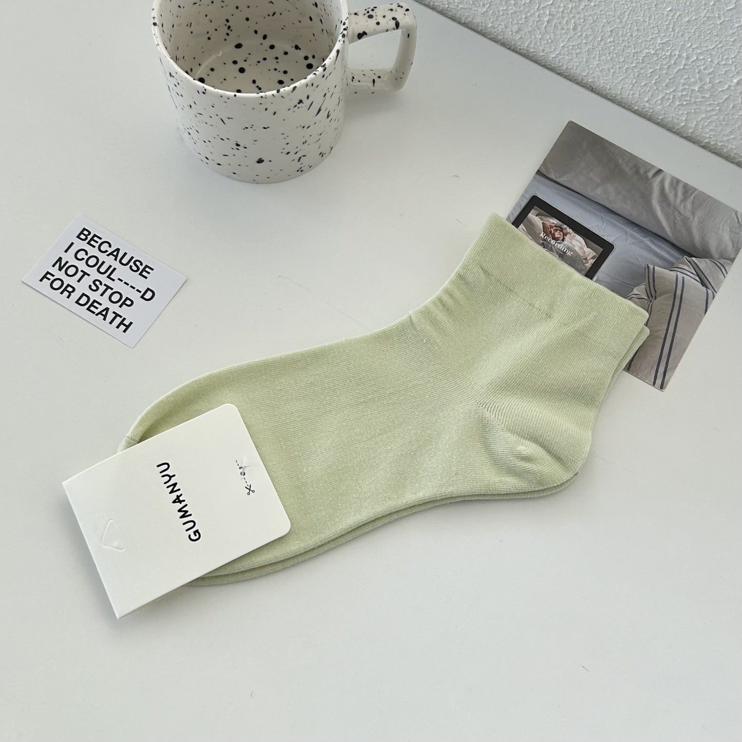 Loose Top Cotton Crew Socks | Maternity Postpartum Socks for Women
