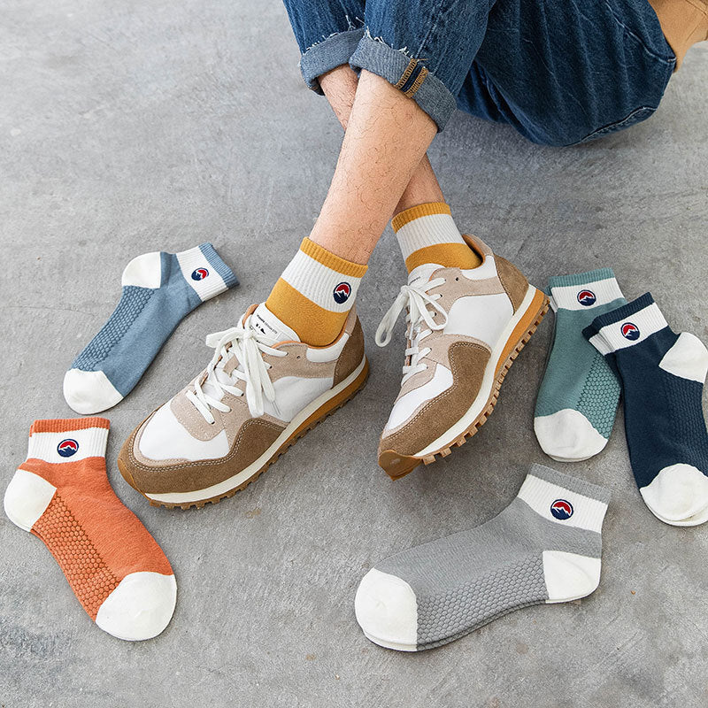 Breathable Ankle Athletic Men's Socks | Moisture Wicking Summer Socks