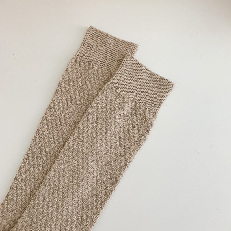 Solid Cozy Calf Socks for Women | Warm Knee High Winter Socks
