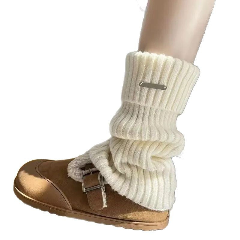 Thick Cozy Knit Leg Warmers for Women | Winter Boot Cuffs
