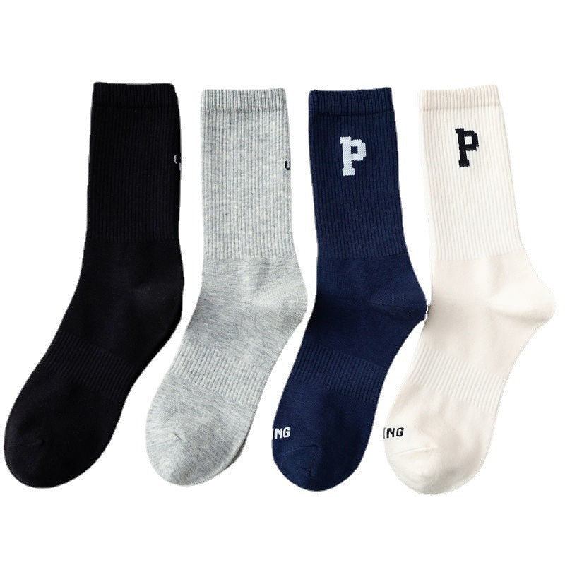 Breathable Cotton Crew Socks | Moisture Wicking Unisex Athletic Socks