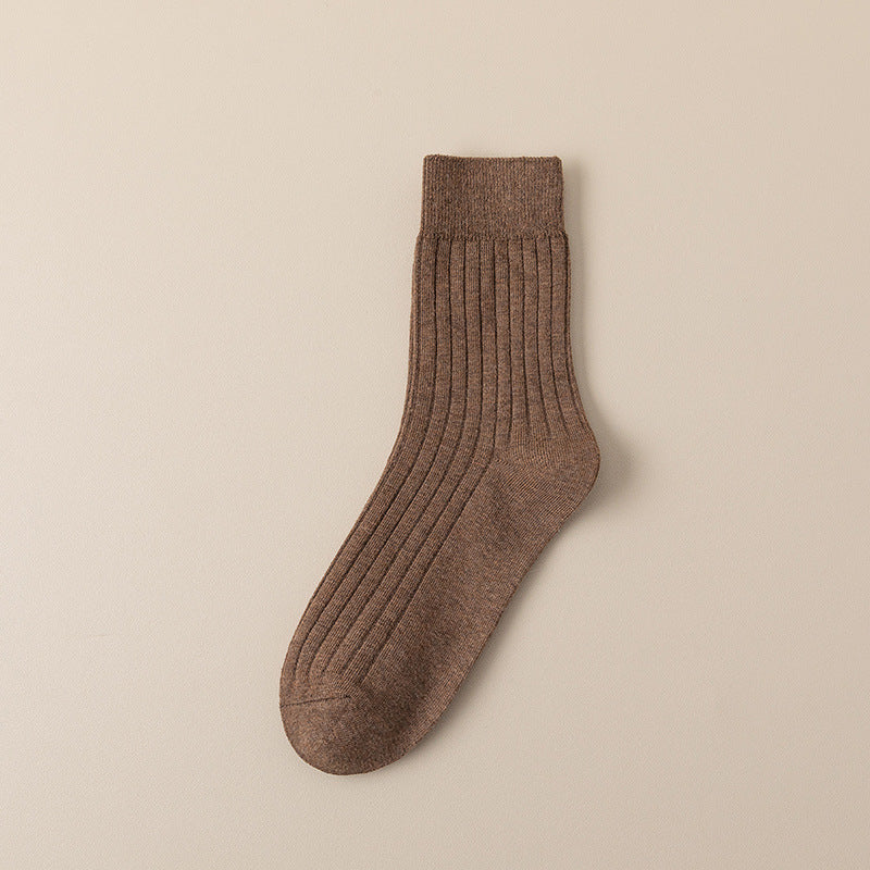 Combed Cotton Crew Socks for Men | Breathable Moisture-Wicking