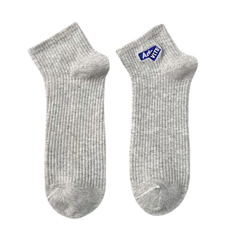Trendy Unisex Ankle Athletic Socks | Breathable Cotton Sports Socks