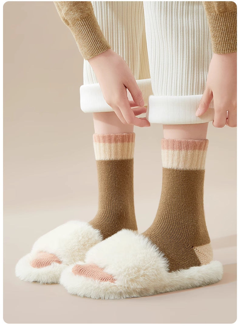 Cozy Thick Crew Socks for Women | Warm Winter Lounge Socks