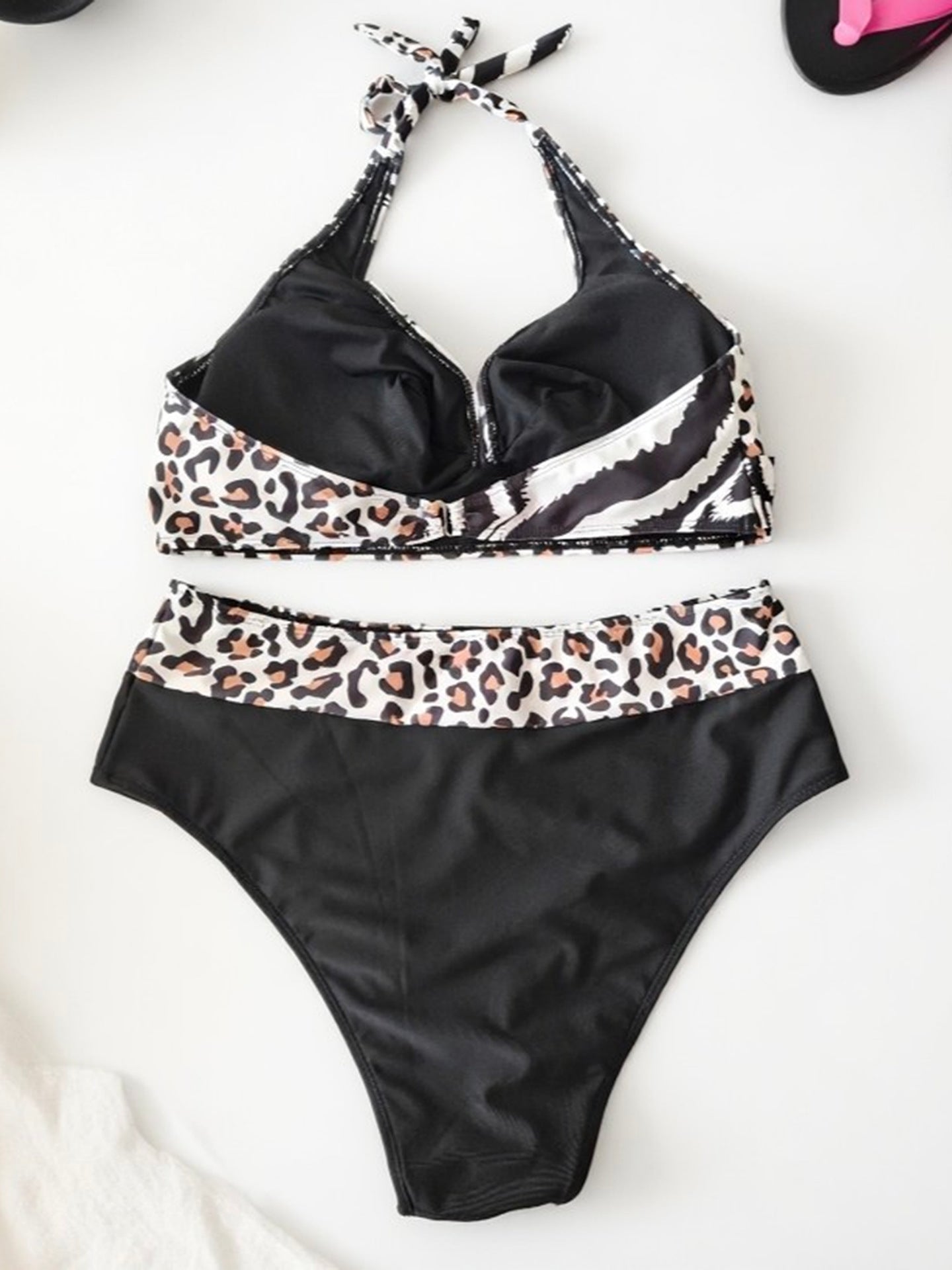 Plus Size Animal Print High Waist Bikini | Women's Swimwear