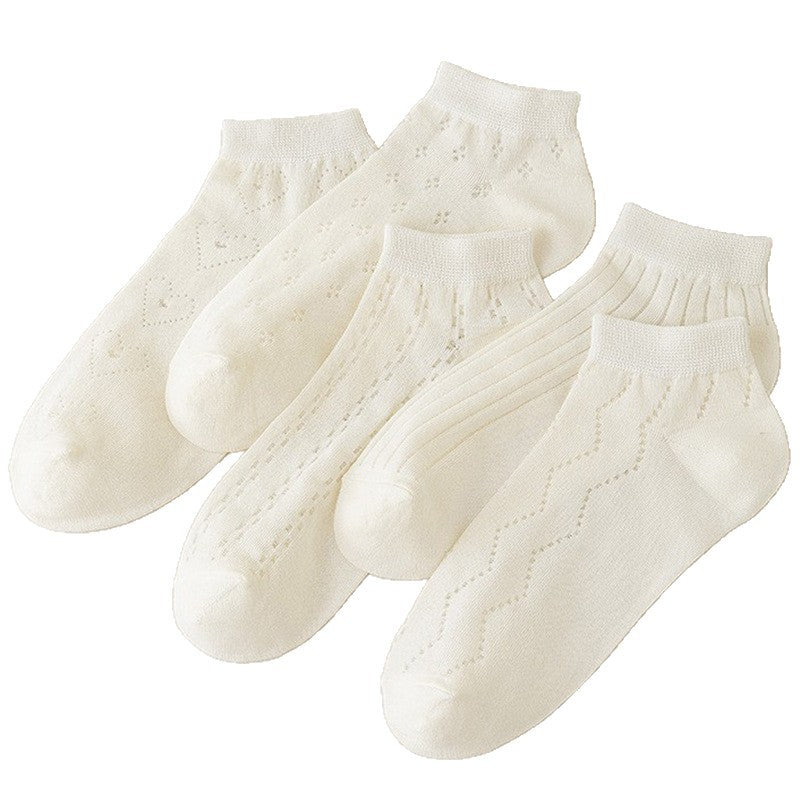 Breathable Mesh Ankle Socks for Women | Summer Balletcore Low Cut