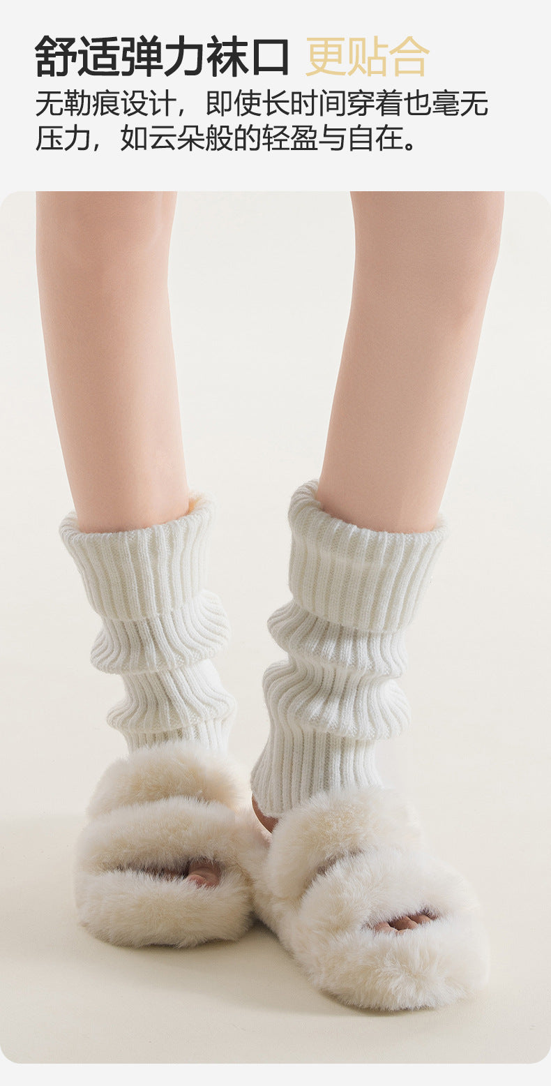 Y2K Cozy Slouch Leg Warmer Socks | Thick Winter Socks for Women