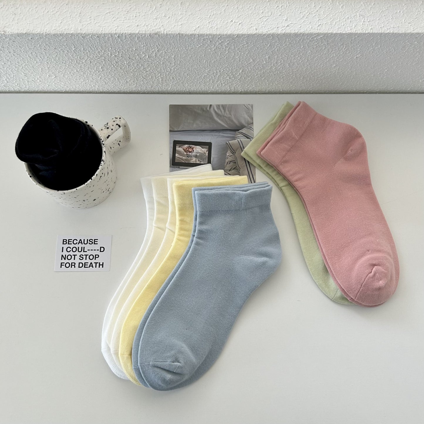 Loose Top Cotton Crew Socks | Maternity Postpartum Socks for Women