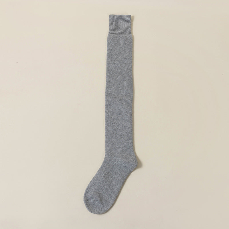 Thick Fleece Over The Knee Cozy Socks | Warm Winter Socks for Women