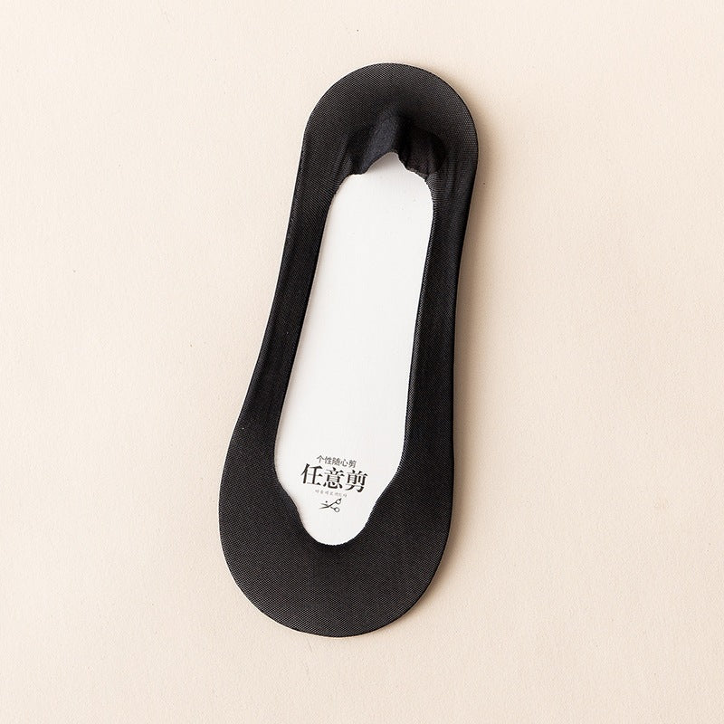 No Show Invisible Socks for Women | Ice Silk Non Slip Summer Socks