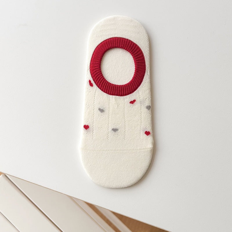 No Show Socks for Women | Cotton Non Slip Invisible Socks
