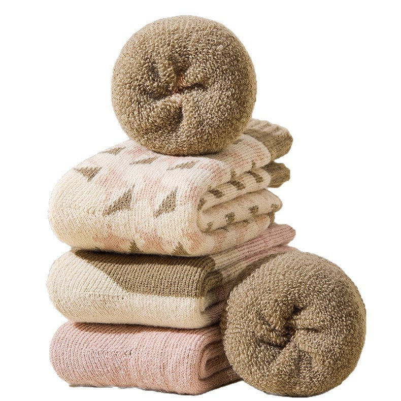 Cozy Thick Crew Socks for Women | Warm Winter Lounge Socks