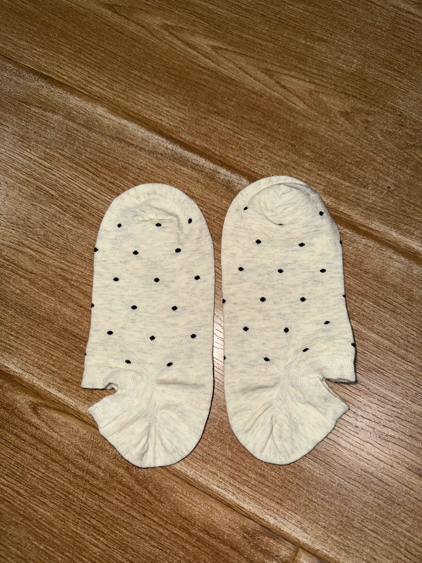 Polka Dot No Show Socks for Women | Breathable Cotton Low Cut