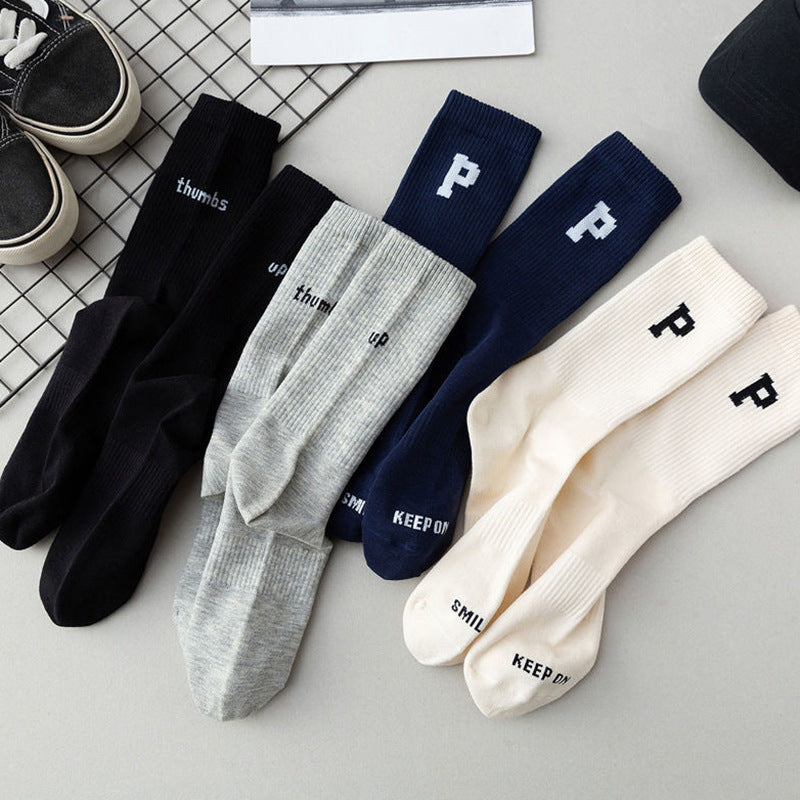 Breathable Cotton Crew Socks | Moisture Wicking Unisex Athletic Socks