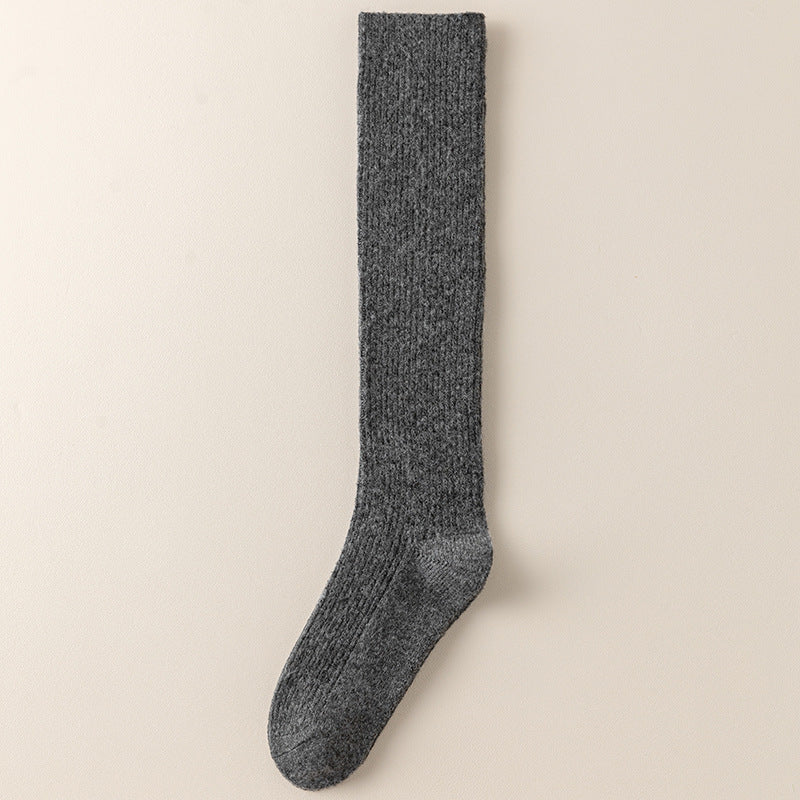 Warm Wool Knee High Socks | Thick Cozy Winter Socks for Women