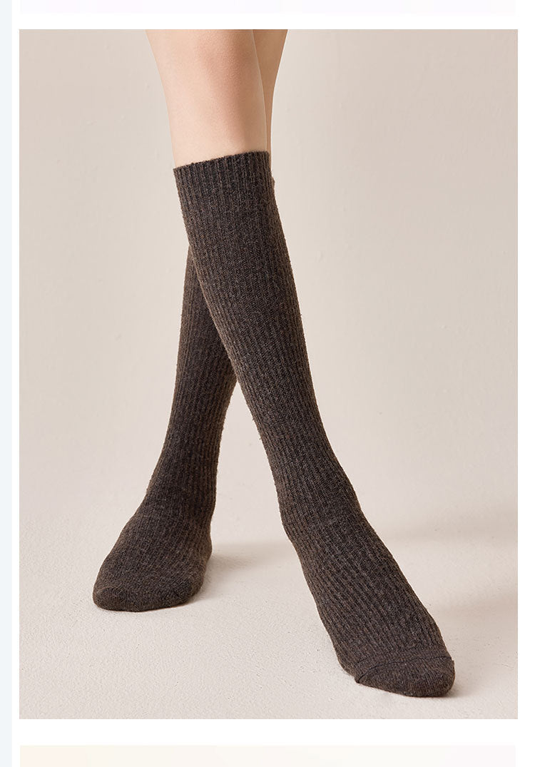 Warm Wool Knee High Socks | Thick Cozy Winter Socks for Women