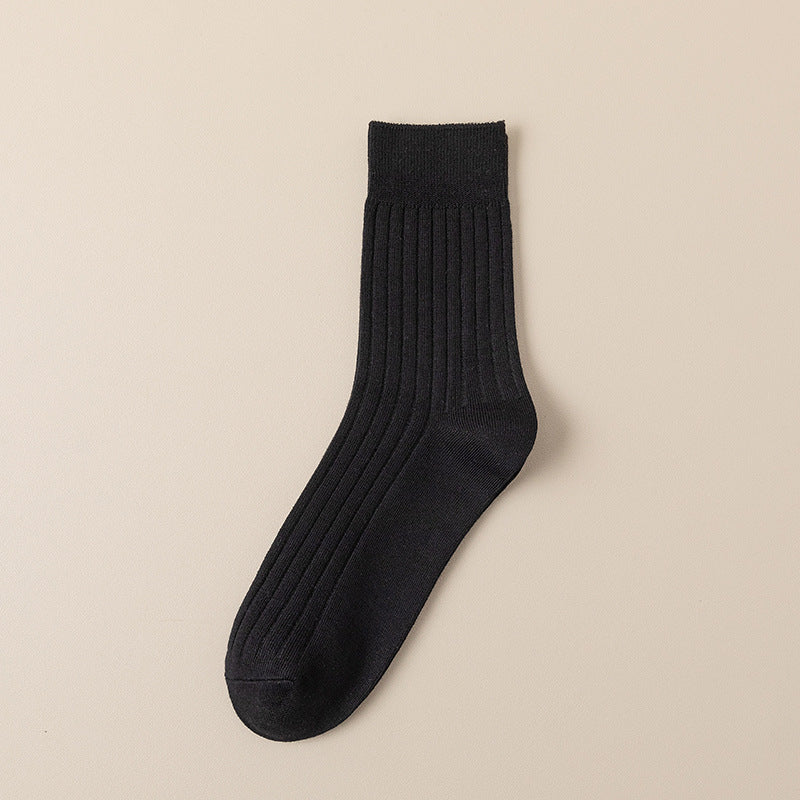 Combed Cotton Crew Socks for Men | Breathable Moisture-Wicking