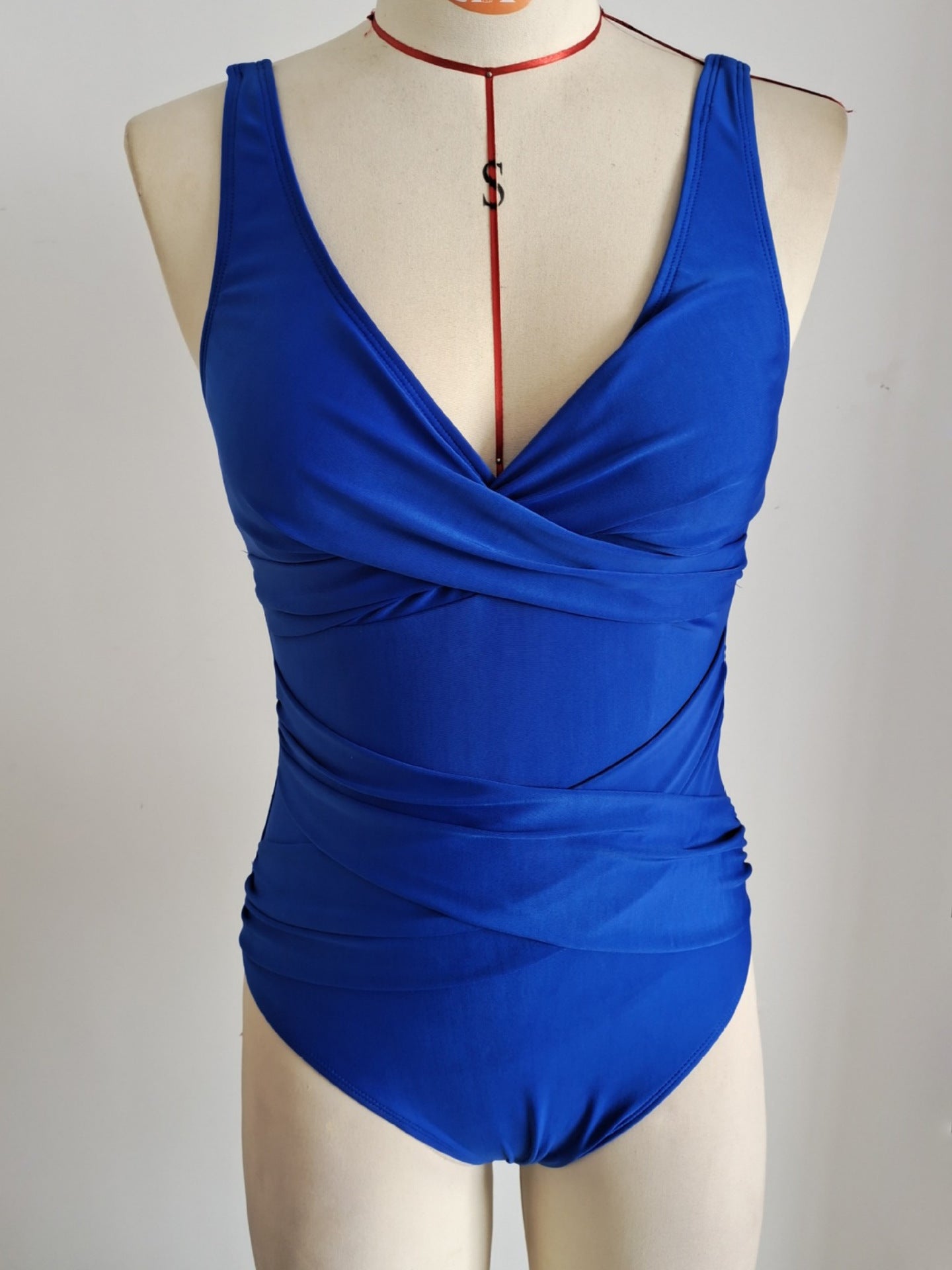 Deep V Crisscross Tummy-Control One-Piece | Sexy Women's Swimwear
