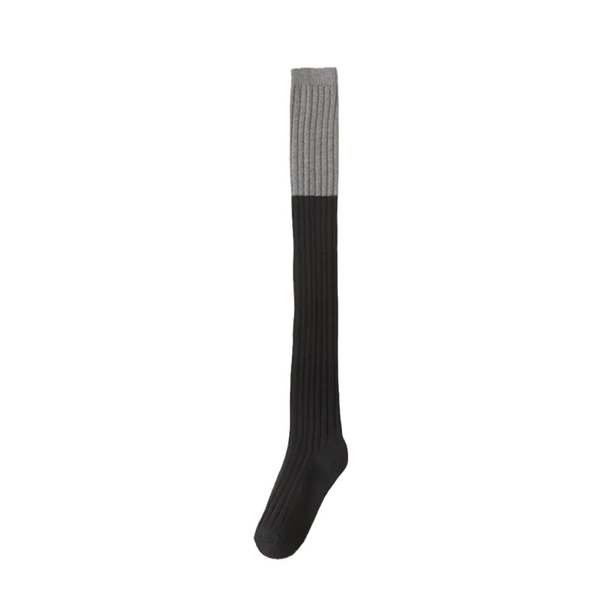 Color Block Striped Over-the-Knee Thigh High Socks For Women