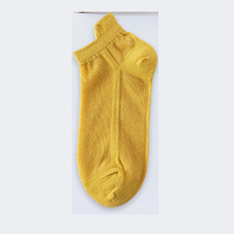 Breathable Mesh Ankle Socks for Women | Non-Blister Summer Candy Socks