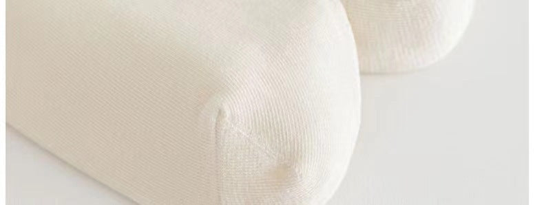 Solid Ribbed Crew Slouch Socks for Women | Fall Winter Casual