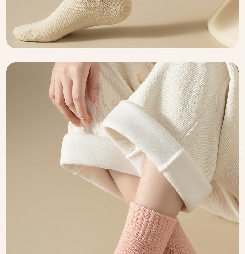 Cozy Fuzzy Winter Socks for Women | Thick Warm Thermal Crew