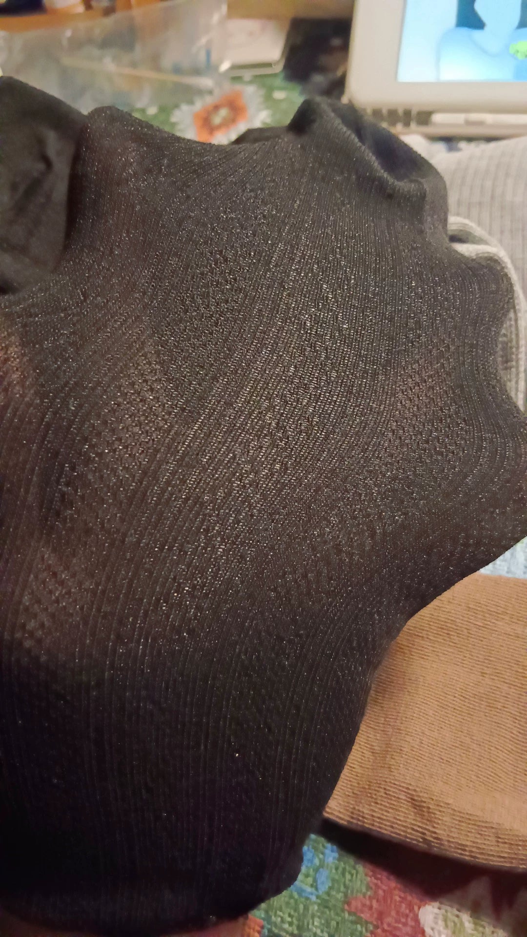 Breathable Slouch Crew Socks for Women | Summer Mesh Socks