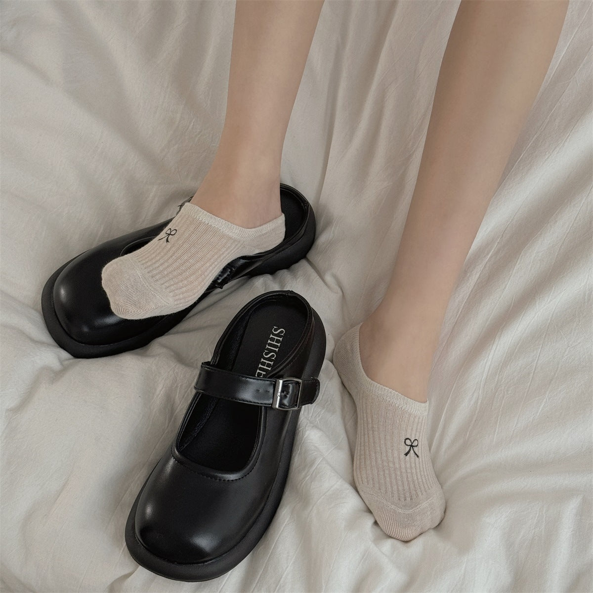Non-Slip Cotton No-Show Socks for Women | Invisible Low Cut