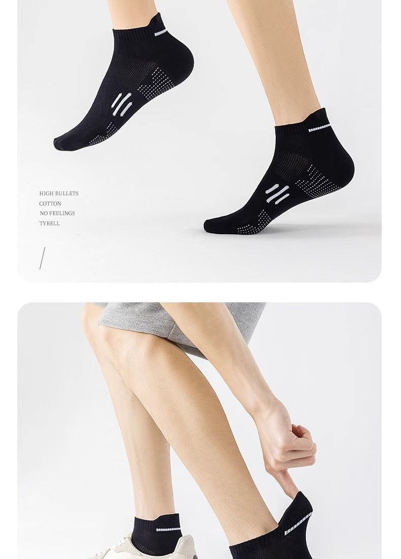 Breathable Mesh Men's Athletic Ankle Socks | Moisture Wicking