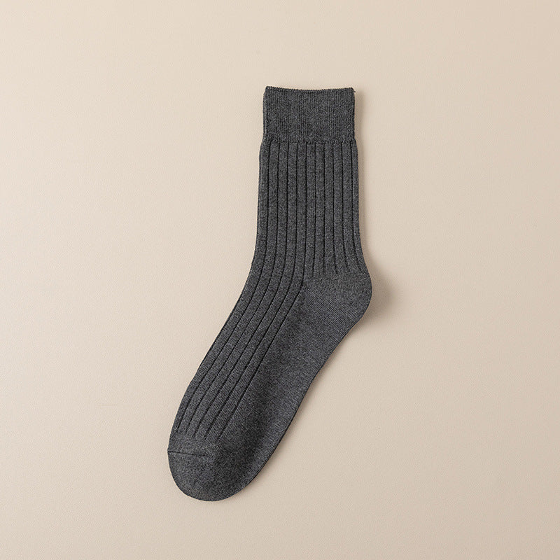Combed Cotton Crew Socks for Men | Breathable Moisture-Wicking