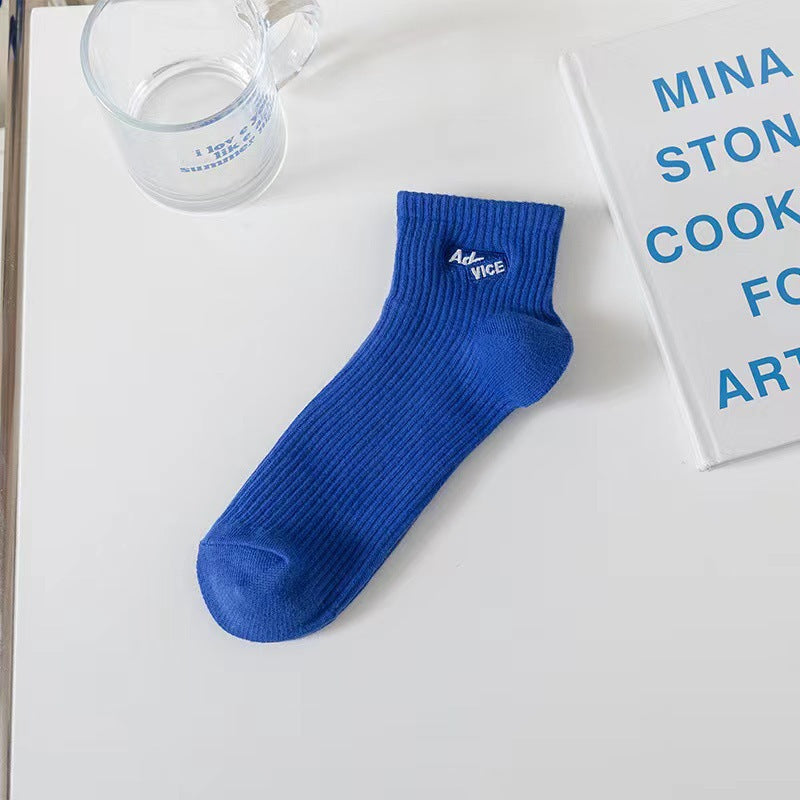 Trendy Unisex Ankle Athletic Socks | Breathable Cotton Sports Socks