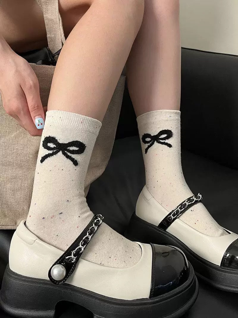 Cute Novelty Cotton Crew Socks for Women | Trendy Patterned Socks