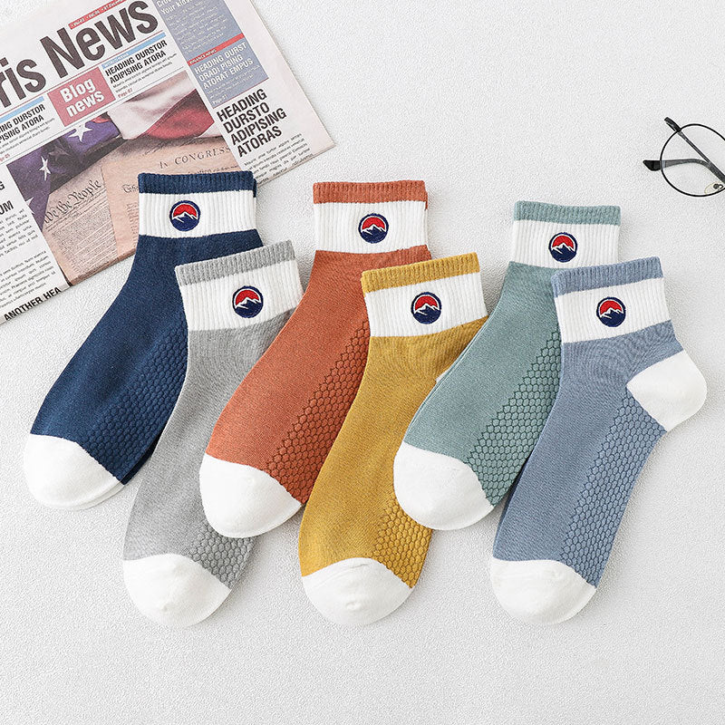 Breathable Ankle Athletic Men's Socks | Moisture Wicking Summer Socks