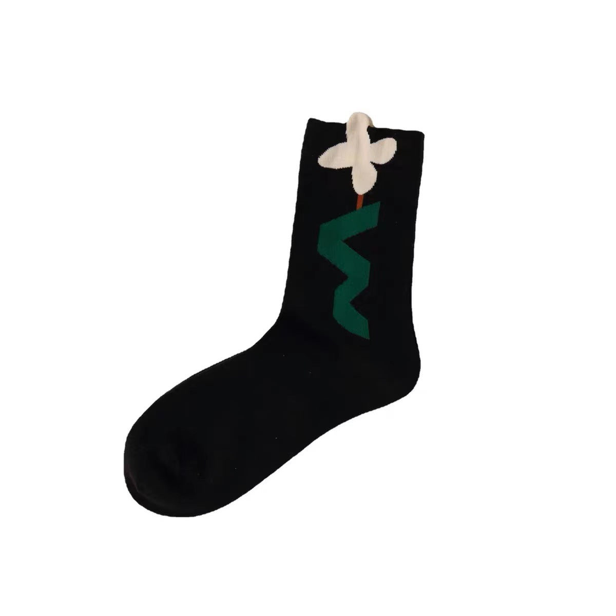 Cute Novelty Crew Socks for Women | Trendy Patterned Cotton Socks