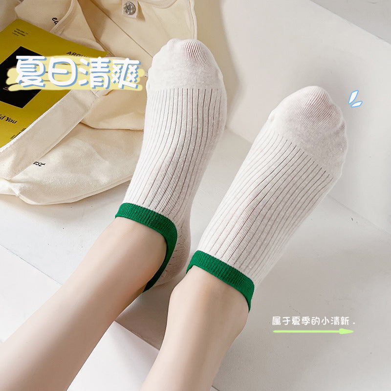 Cotton Non-Slip No-Show Socks for Women | Summer Invisible Socks