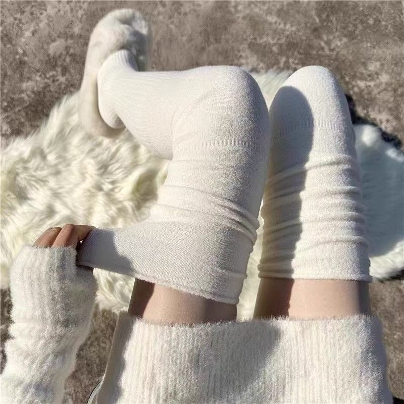 Thick Fuzzy Over The Knee Warm Cozy Socks for Women