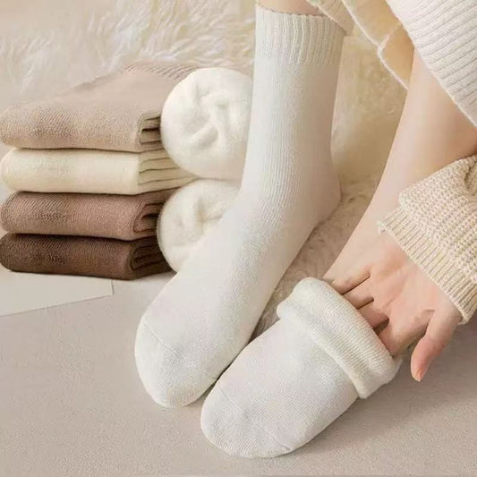 Thick Warm Cozy Crew Socks for Women | Winter Thermal Socks