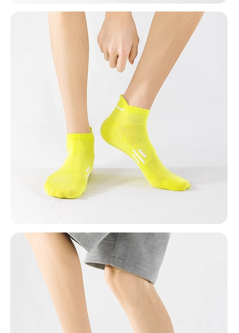 Breathable Mesh Men's Athletic Ankle Socks | Moisture Wicking